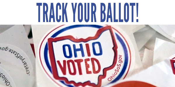how to track your mail in ballot in ohio